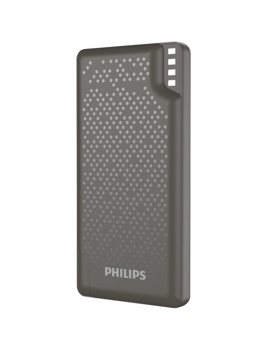 Philips DLP2010NV/62 10.000 Mah 2 x 2.4A USB Çıkış Micro USB + Type C Giriş Powerbank Gümüş